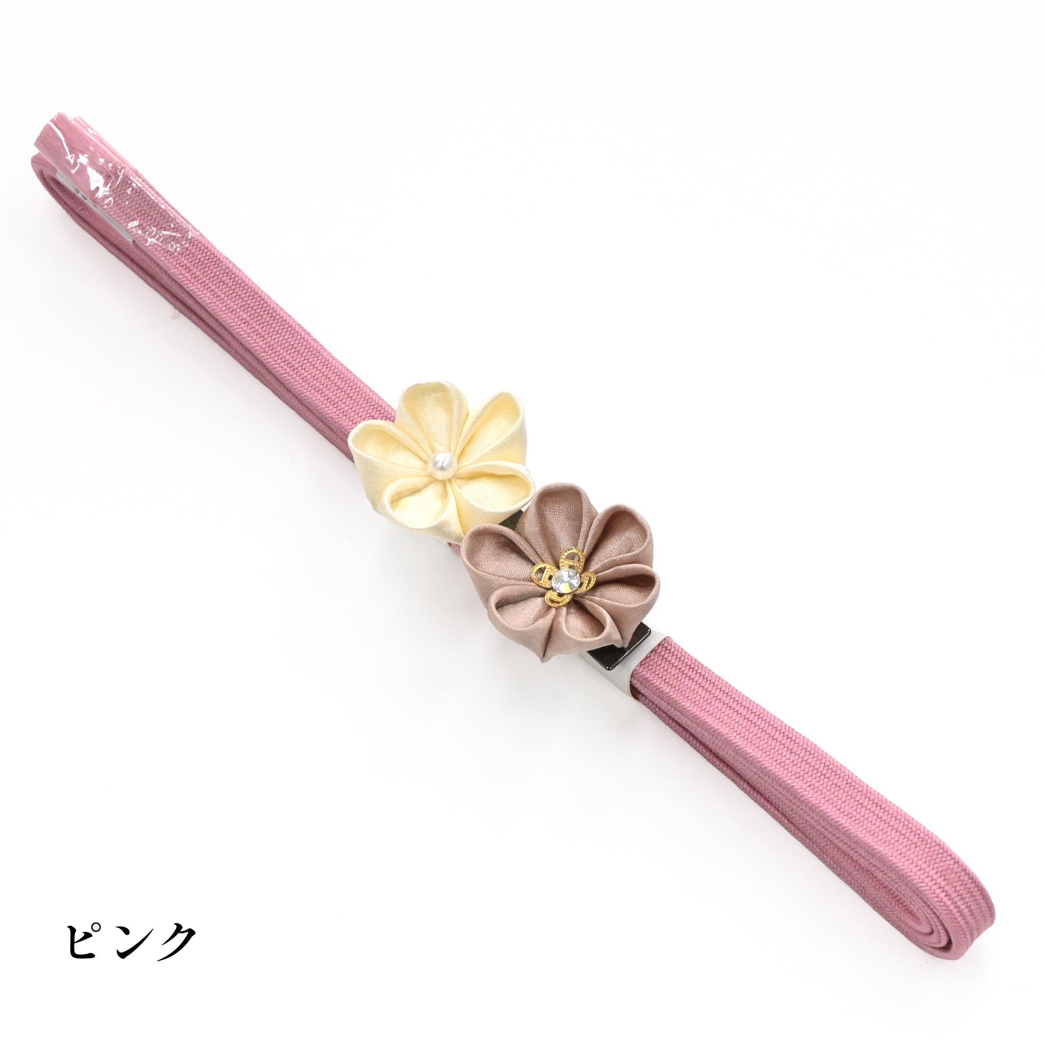 つまみ細工】三分紐＆帯留めセット – KAERUWA
