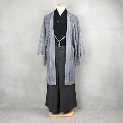 【Kimono-Factory-nono】男物薄羽織 Chess #紳士/メンズ