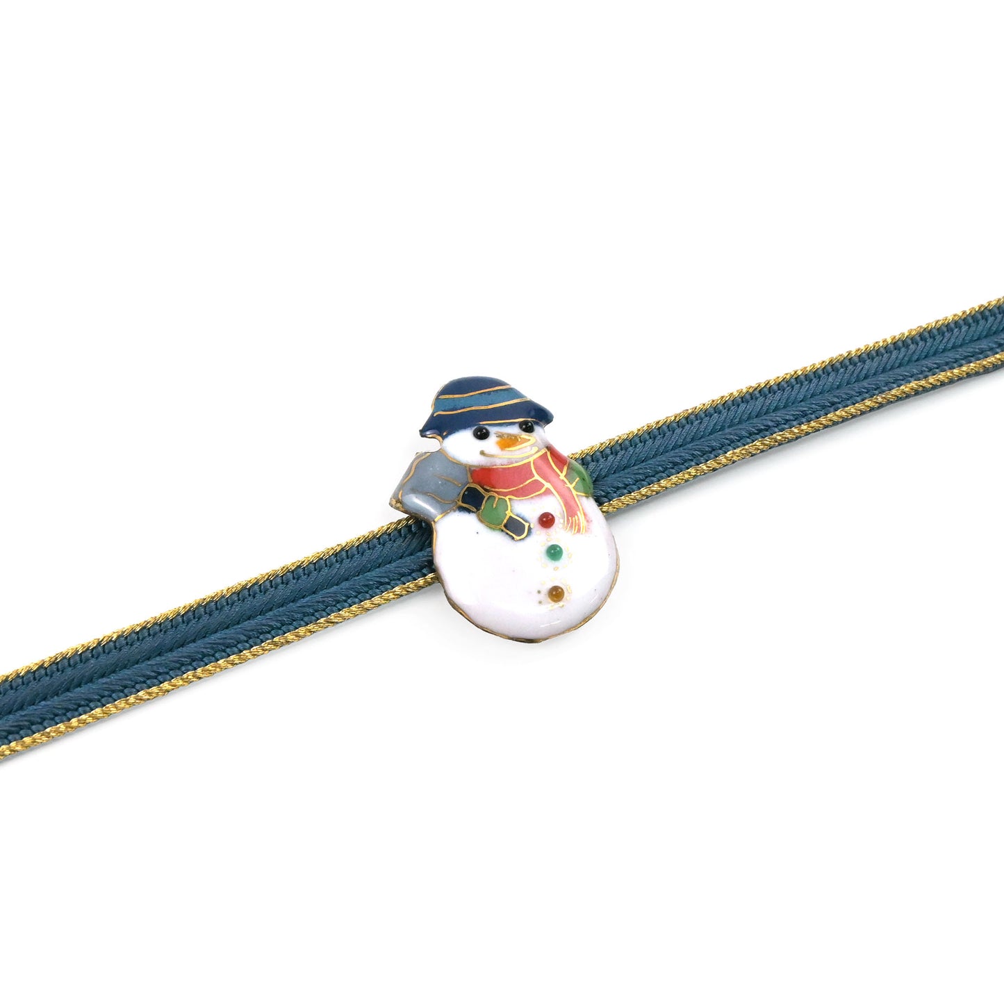 【七宝焼】帯留め クリスマスシリーズ