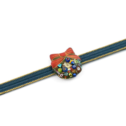 【七宝焼】帯留め クリスマスシリーズ