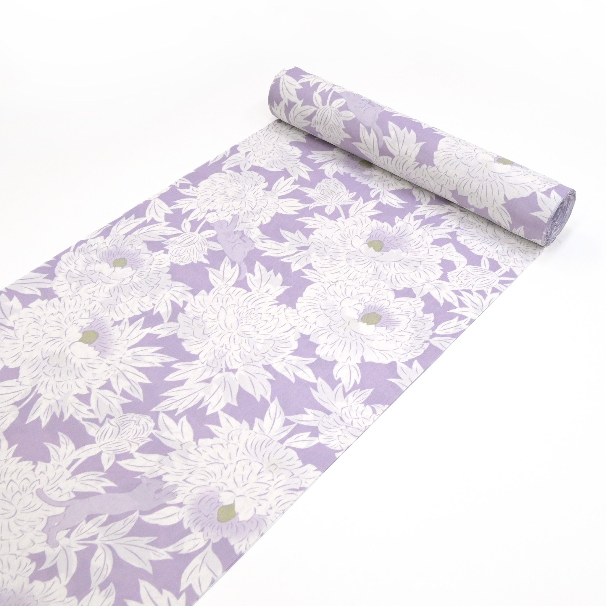 襦袢　撫松庵 楽天市場】＼2点で3％OFFクーポン／ [撫松庵] 刺繍半衿 蓮(シロ/02/107