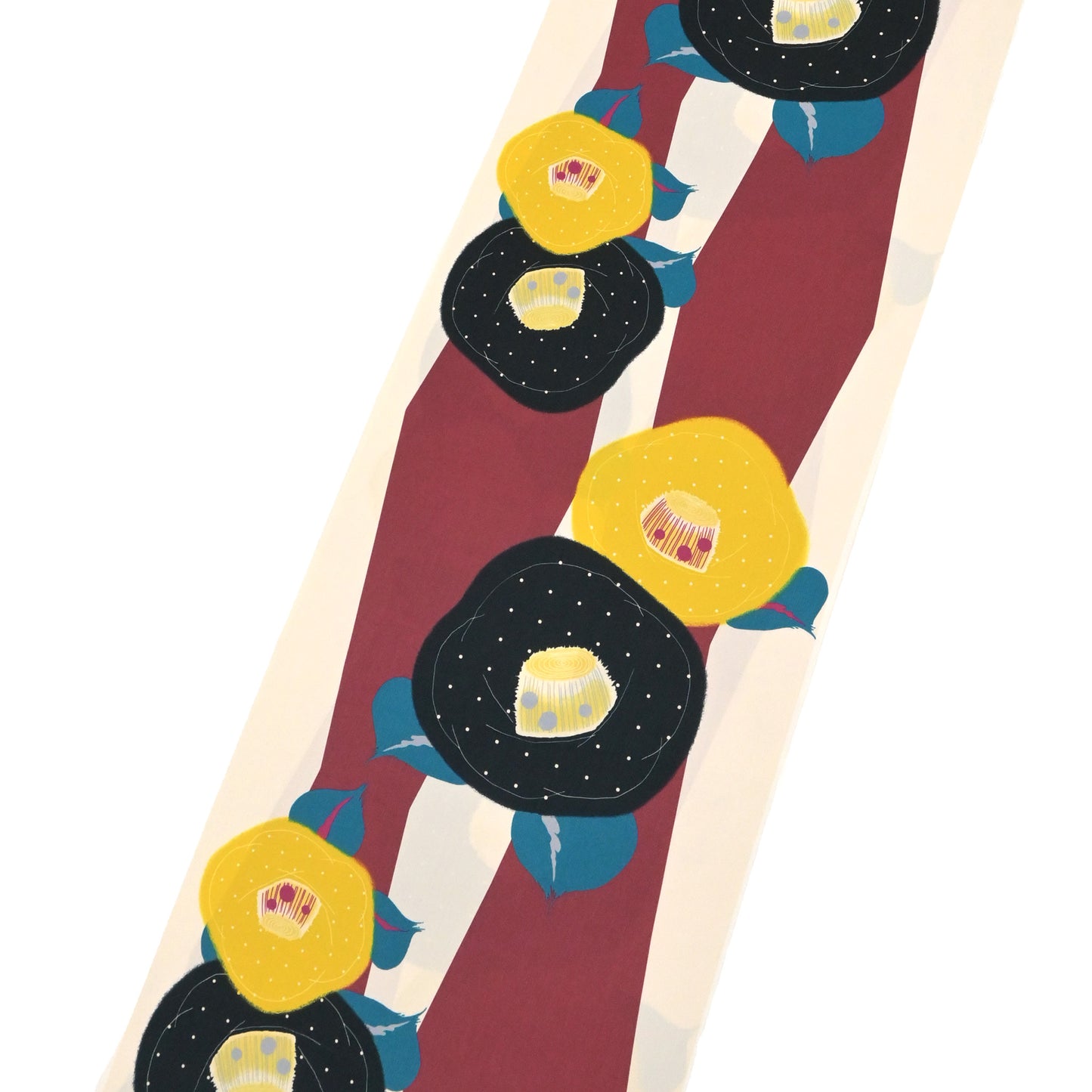 【撫松庵】楊柳洗える長襦袢「大正椿」