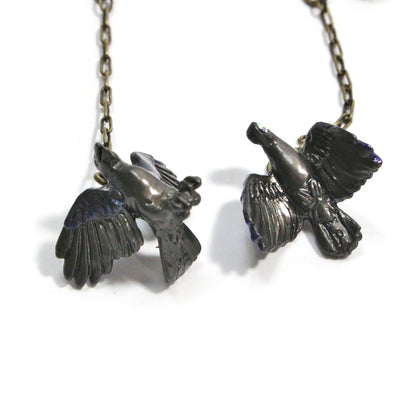 【Palnart Poc】イヤリング「カラス / Crow」