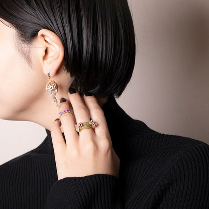 【Palnart Poc】イヤリング「パピヨンシェード / Butterfly Shade」