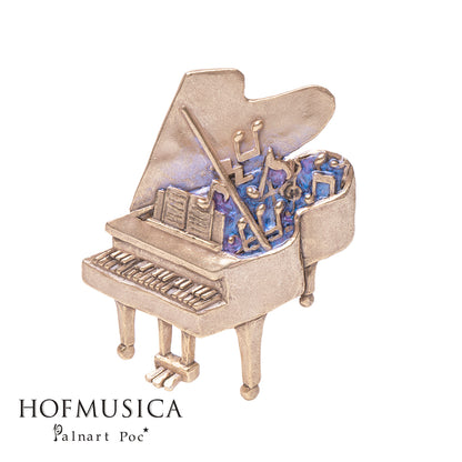 【HOFMUSICA】 ブローチ 「ピアノホール / Piano」 #ホーフムジカ