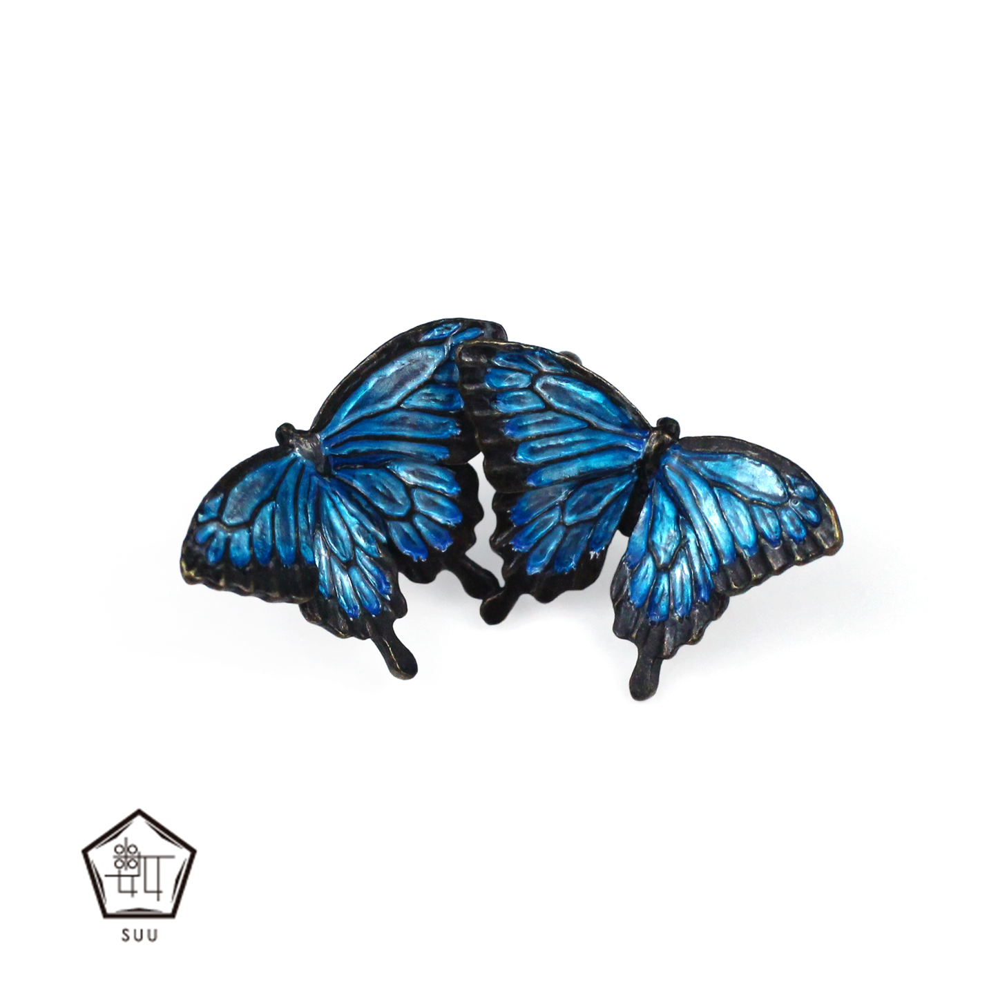 【数-SUU-】帯留め「オオルリ」