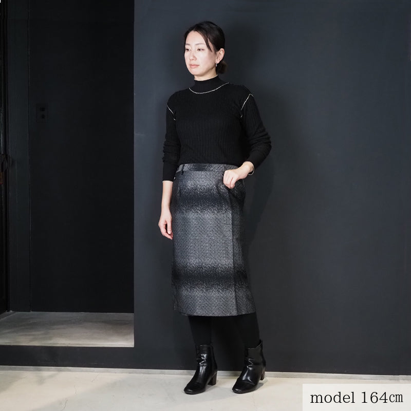 【Kimono-Factory-nono】着物スカート Gritter（ショート丈ver.）