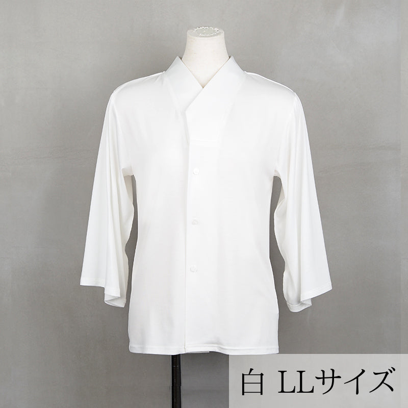 ☆新色入荷☆【Kimono-Factory-nono】前あき７分袖Ｔシャツ襦袢 Ready7 女性用 5カラー×3サイズ