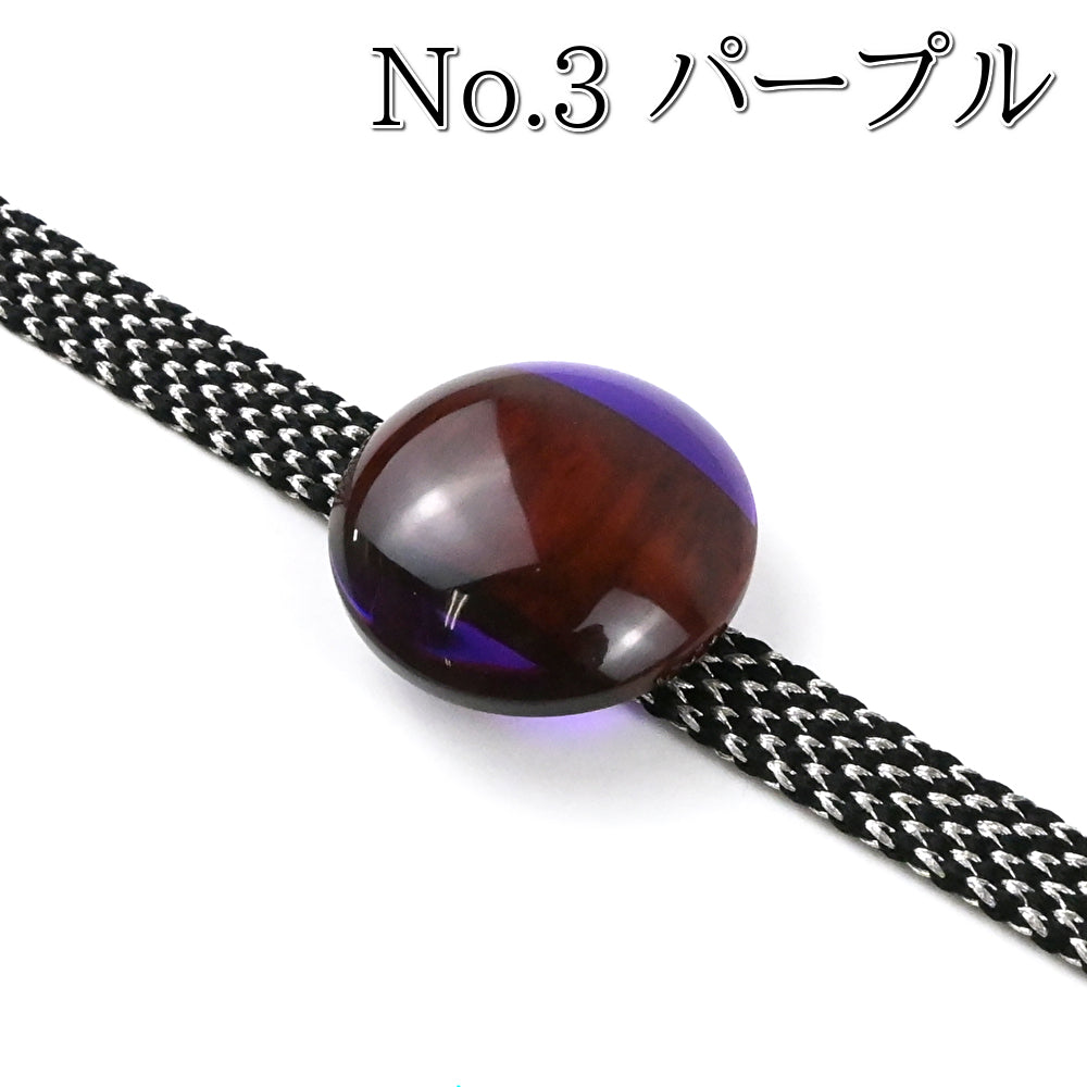 木製帯留め Woody サークル 3カラー