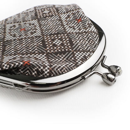 【Kimono-Factory-nono】大島紬の小さながま口財布