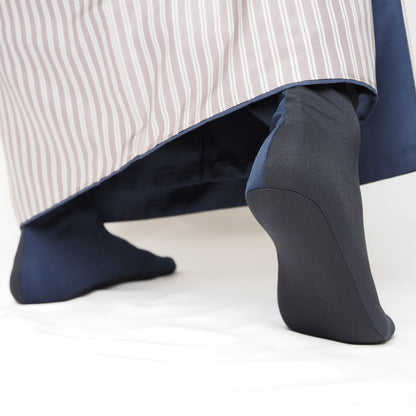 【Kimono-Factory-nono】ストレッチ足袋 dual【紺×黒】 6サイズ（男女兼用）