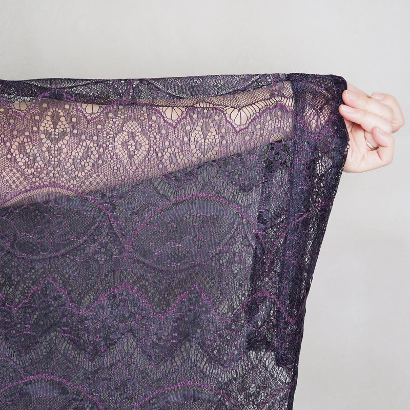 ☆New color☆【Kimono-Factory-nono】レース薄羽織 Grace パープル