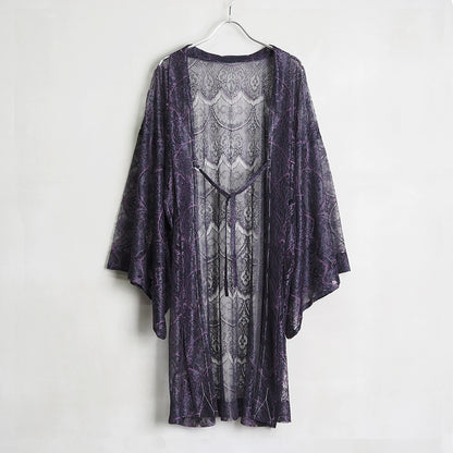 ☆New color☆【Kimono-Factory-nono】レース薄羽織 Grace パープル