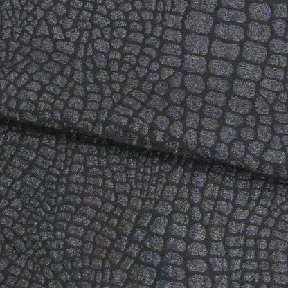 大人兵児帯 女性用 クロコダイル柄 ブラック