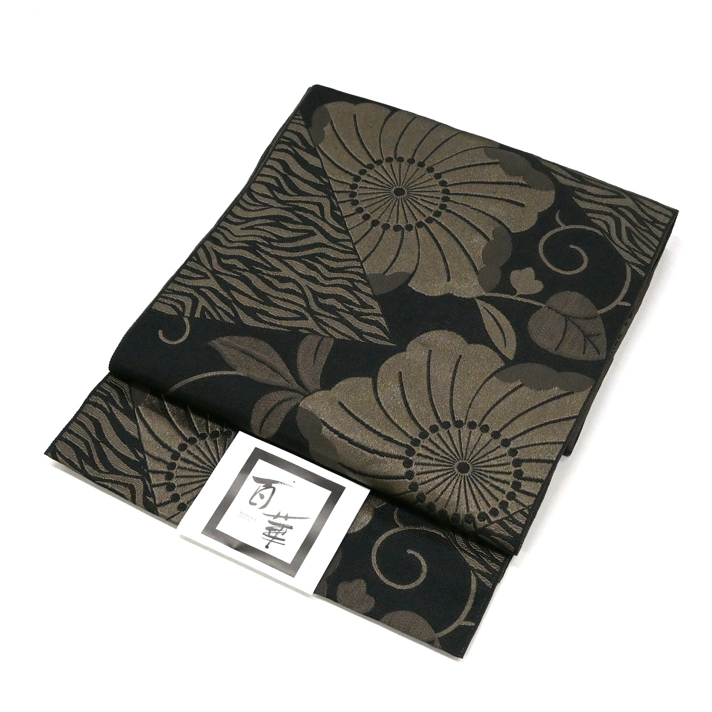 お仕立て上がり八寸なごや帯 辻が花-ブラウン #名古屋帯 #カジュアル