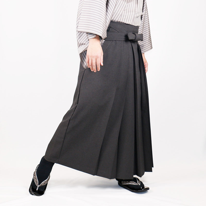 【Kimono-Factory-nono】男物洗える袴 -Pleats- 2カラー×4サイズ #メンズ/紳士用