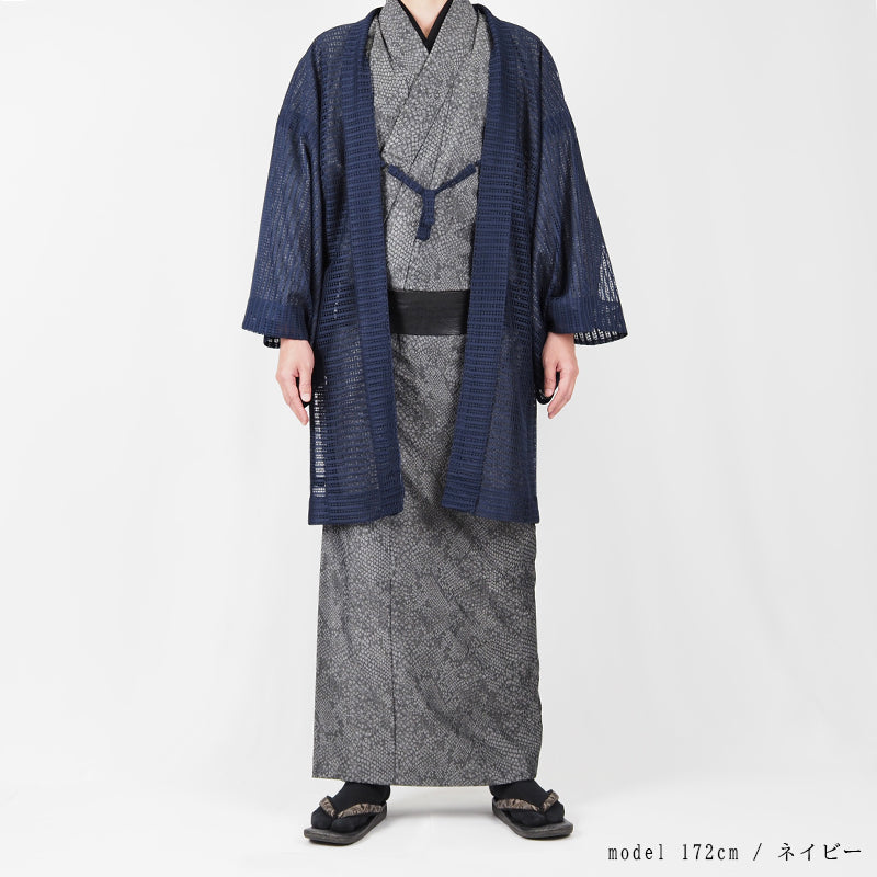 【Kimono-Factory-nono】男物薄羽織 Sheer #紳士/メンズ