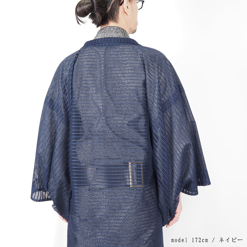 【Kimono-Factory-nono】男物薄羽織 Sheer #紳士/メンズ