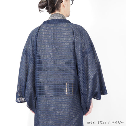 【Kimono-Factory-nono】男物薄羽織 Sheer #紳士/メンズ