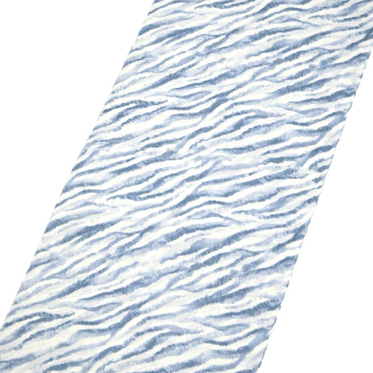 東レシルック 小紋 ～fuku～「ゼブラ」ライトブルー 【袷・単衣用】