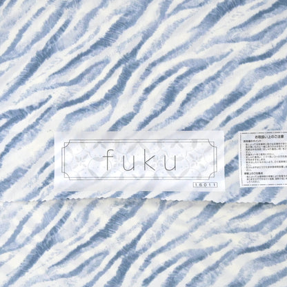 東レシルック 小紋 ～fuku～「ゼブラ」ライトブルー 【袷・単衣用】