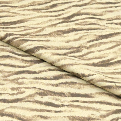東レシルック 小紋 ～fuku～「ゼブラ」ベージュ 【袷・単衣用】