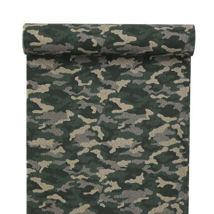 東レシルック 小紋 ～fuku～「カモフラージュ」グリーン 【袷・単衣用】