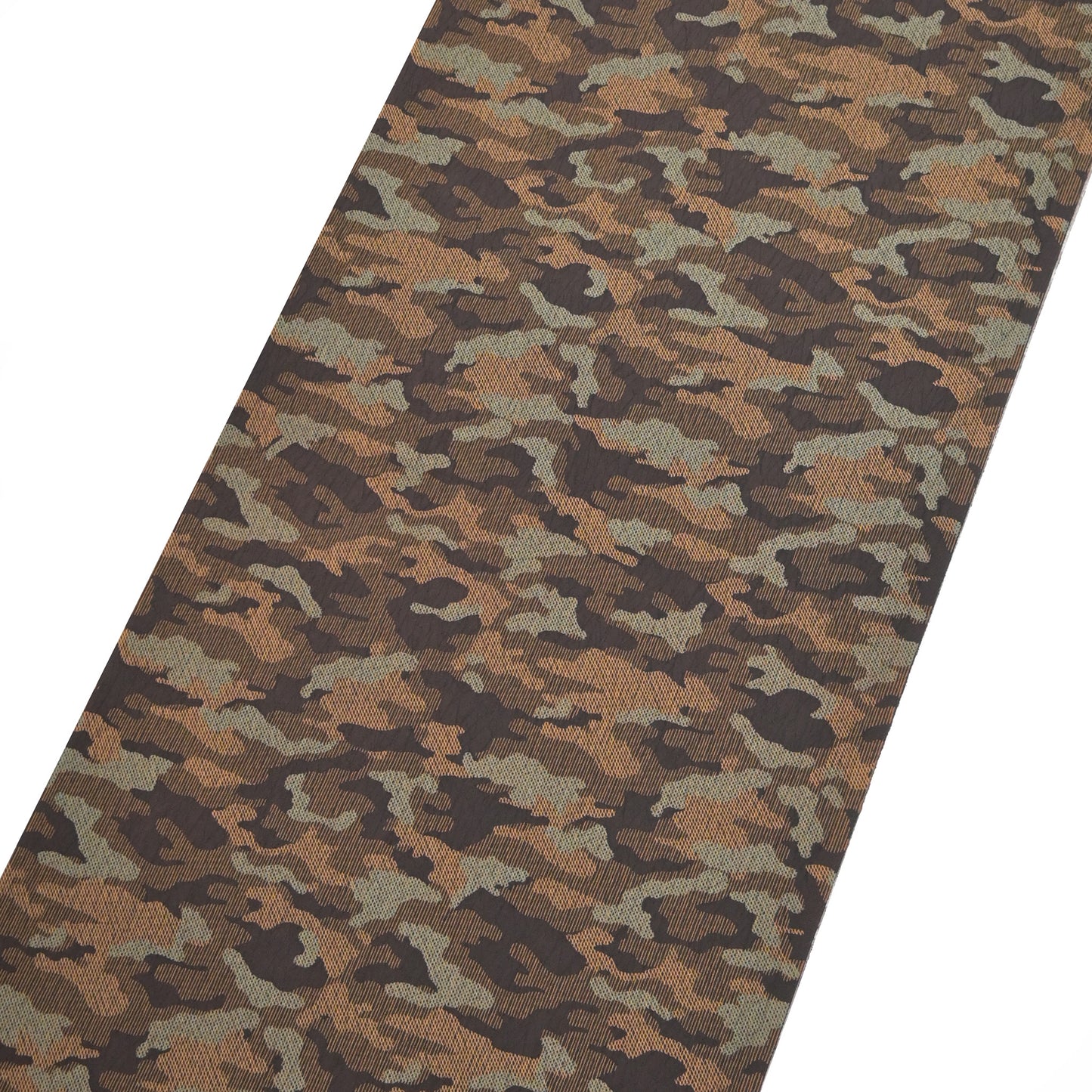 東レシルック 小紋 ～fuku～「カモフラージュ」ブラウン 【袷・単衣用】