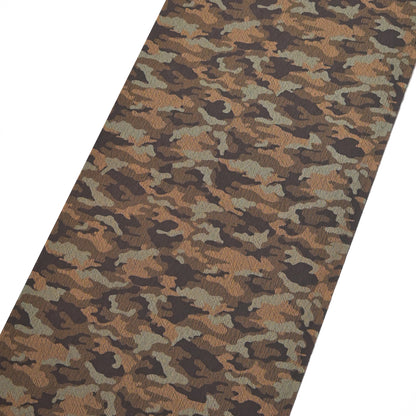 東レシルック 小紋 ～fuku～「カモフラージュ」ブラウン 【袷・単衣用】