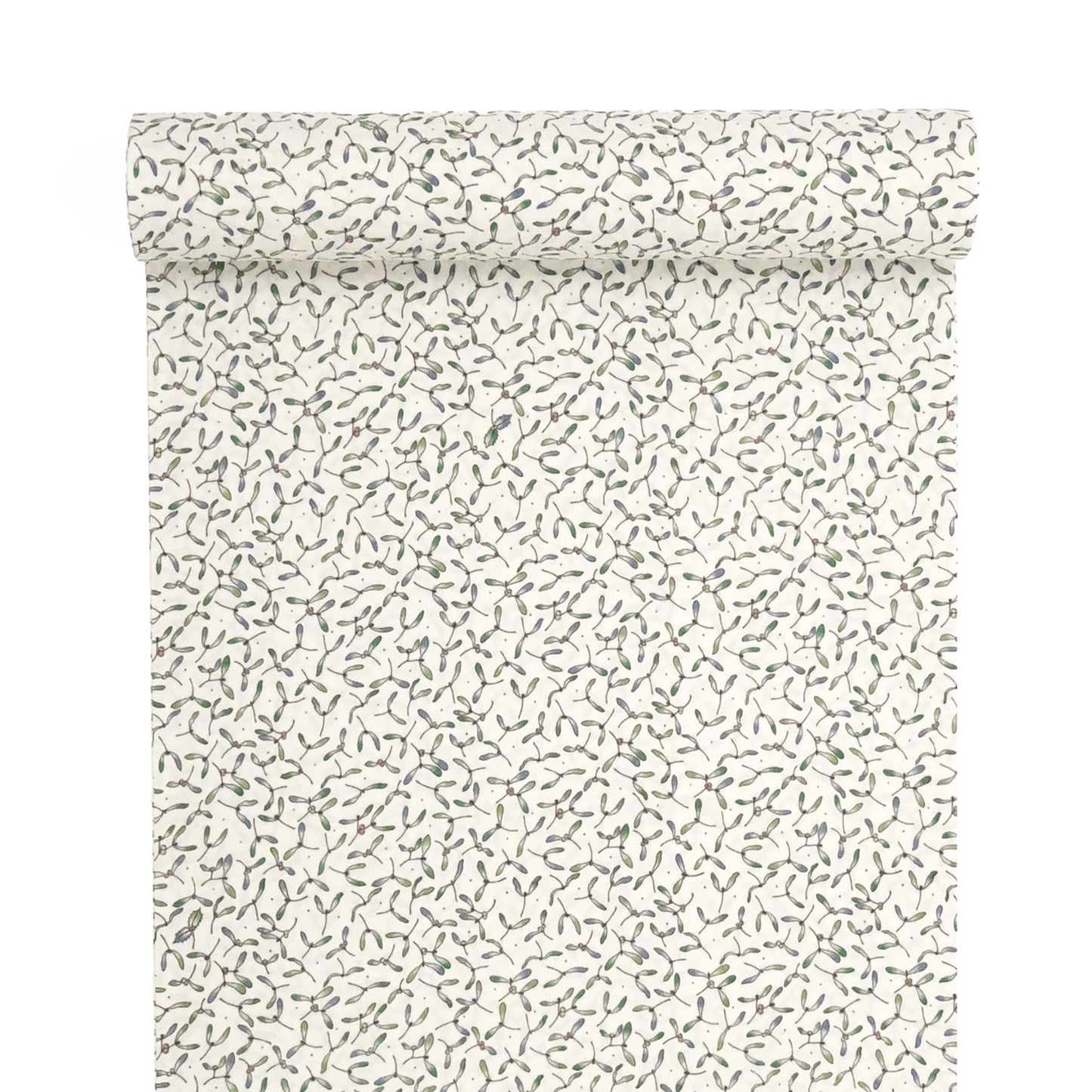 東レシルック 小紋 ～fuku～「ヤドリギ」オフホワイト 【袷・単衣用】