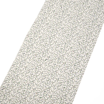 東レシルック 小紋 ～fuku～「ヤドリギ」オフホワイト 【袷・単衣用】