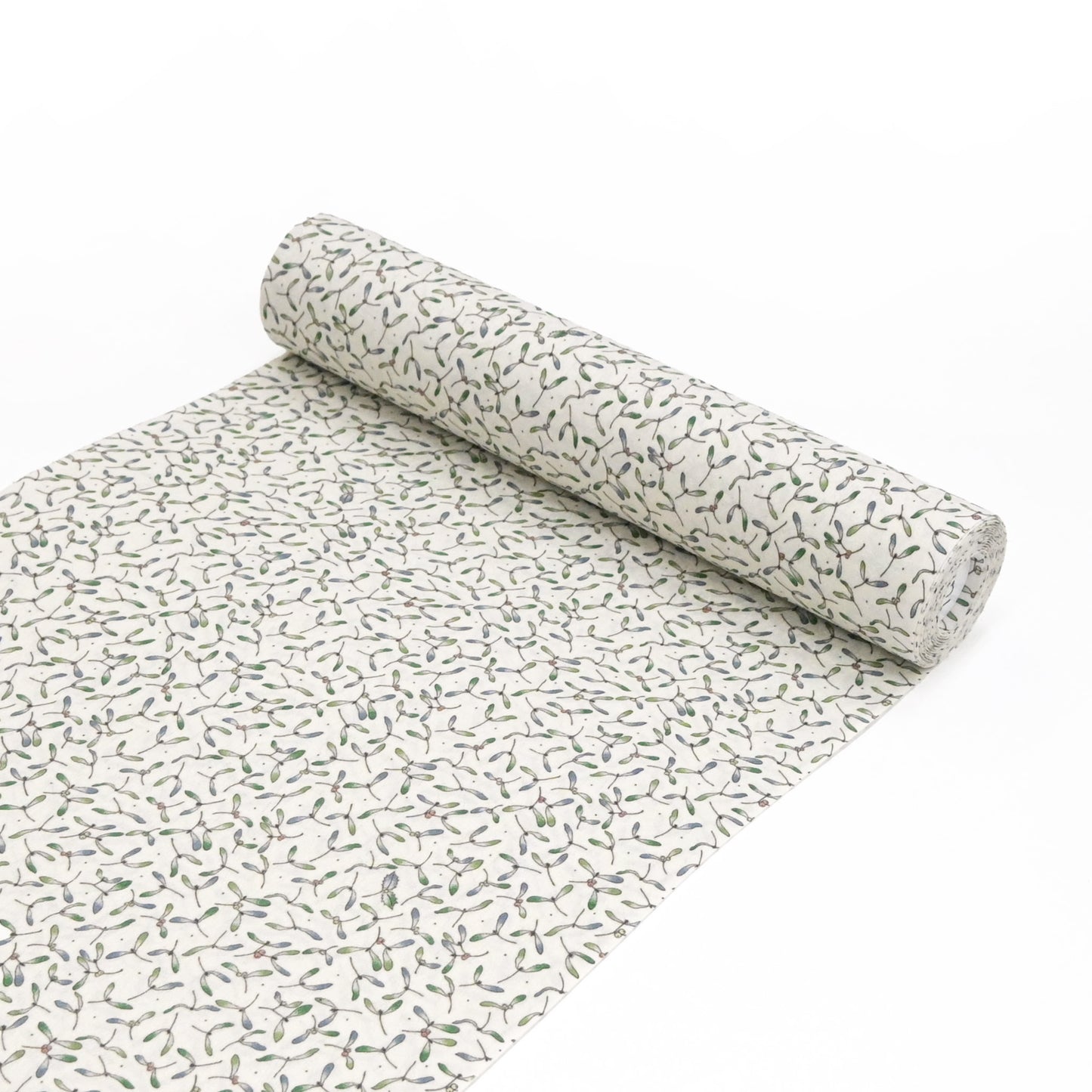 東レシルック 小紋 ～fuku～「ヤドリギ」オフホワイト 【袷・単衣用】