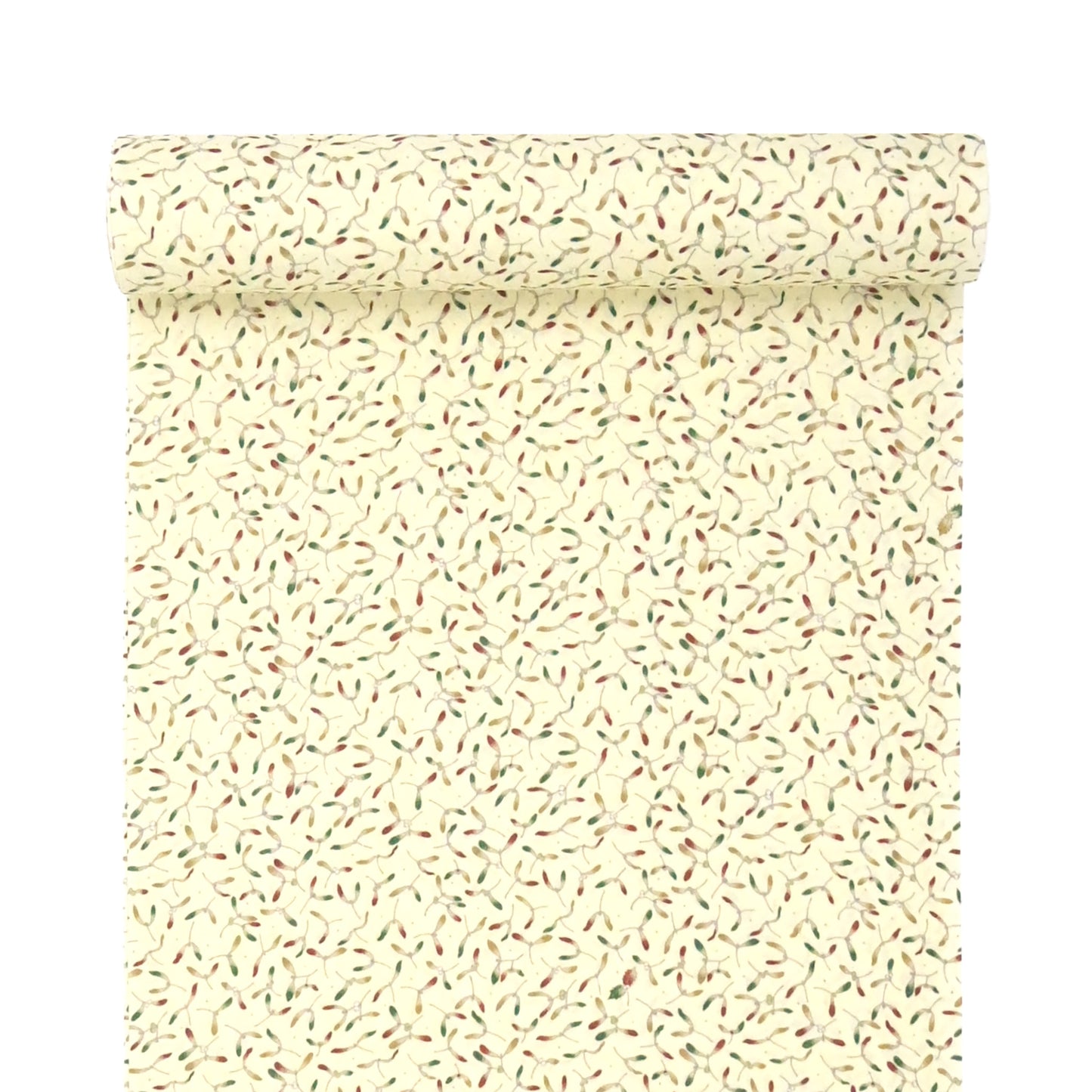 東レシルック 小紋 ～fuku～「ヤドリギ」アイボリー 【袷・単衣用】