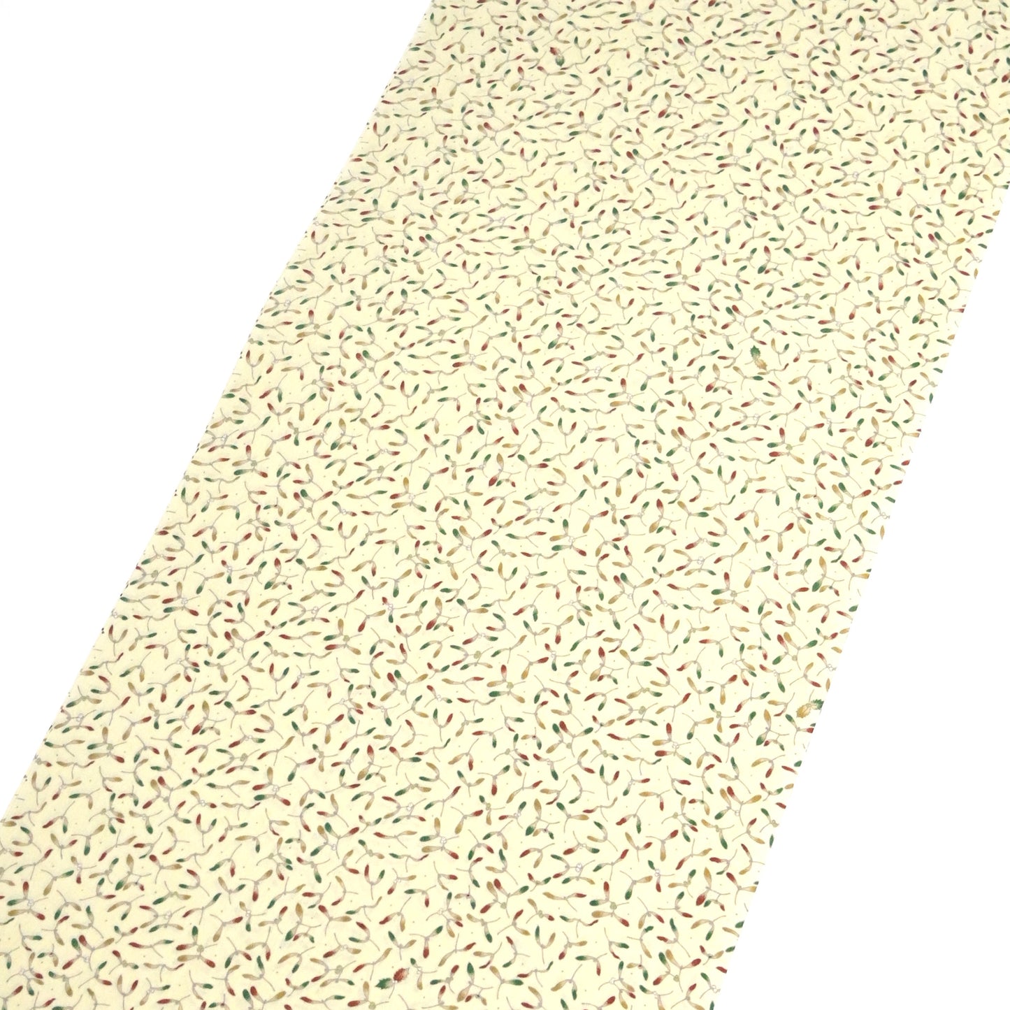 東レシルック 小紋 ～fuku～「ヤドリギ」アイボリー 【袷・単衣用】