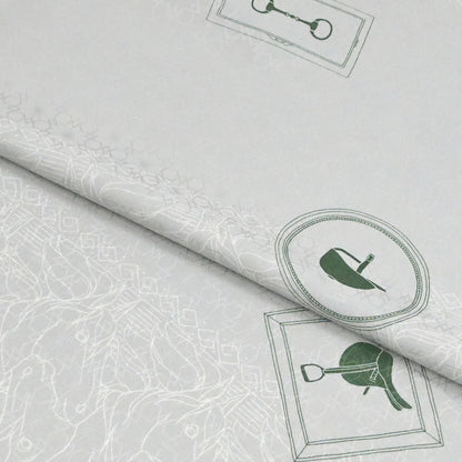 東レシルック 長襦袢 fuku-inner 「ホースパーク」グレー