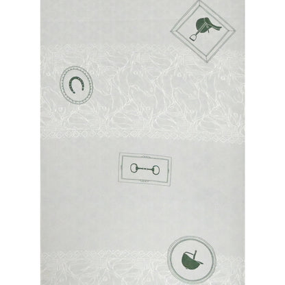 東レシルック 長襦袢 fuku-inner 「ホースパーク」グレー