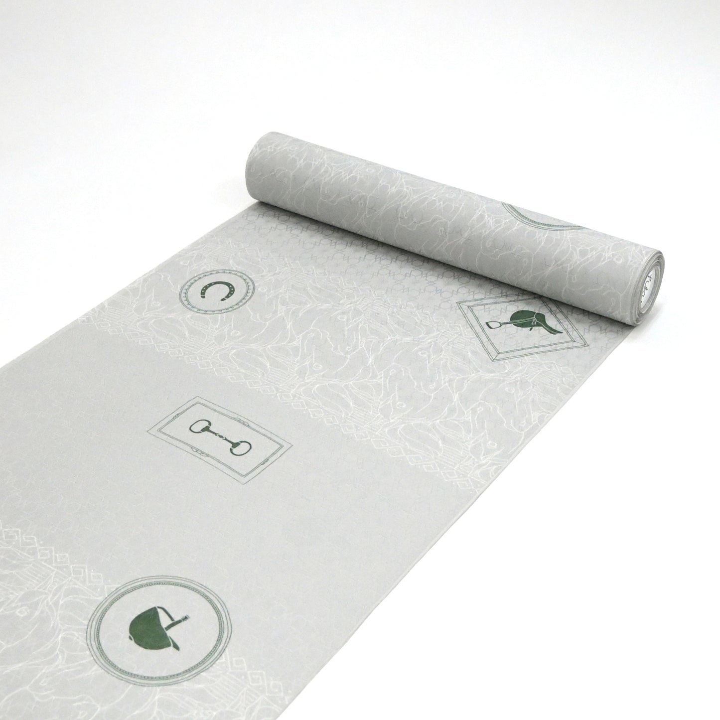 東レシルック 長襦袢 fuku-inner 「ホースパーク」グレー