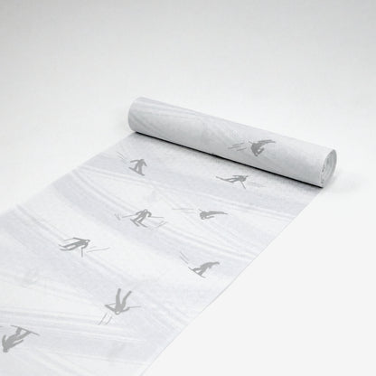 東レシルック 長襦袢 fuku-inner 「ゲレンデ」薄灰白