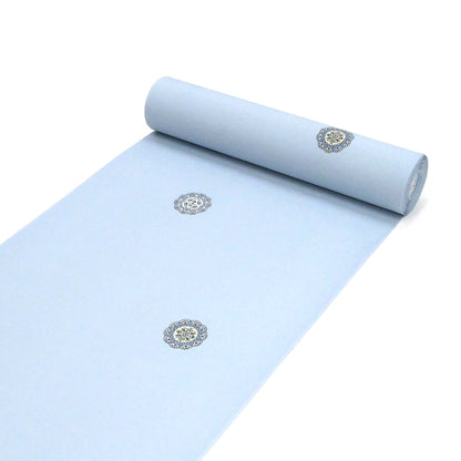 東レシルック≪美來≫ 小紋 華紋-蒼白色 【袷・単衣用】