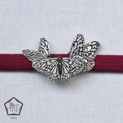 【数-SUU-】帯留め「オオゴマダラ」