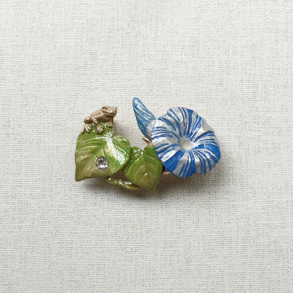 【数-SUU-】帯留め「朝顔」