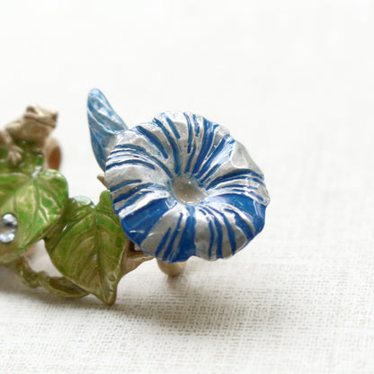 【数-SUU-】帯留め「朝顔」