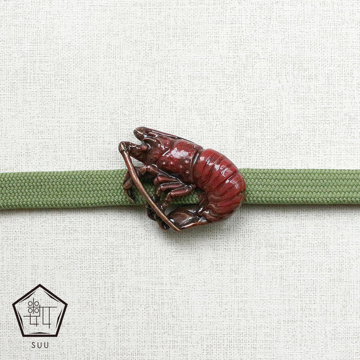 【数-SUU-】帯留め「伊勢海老」