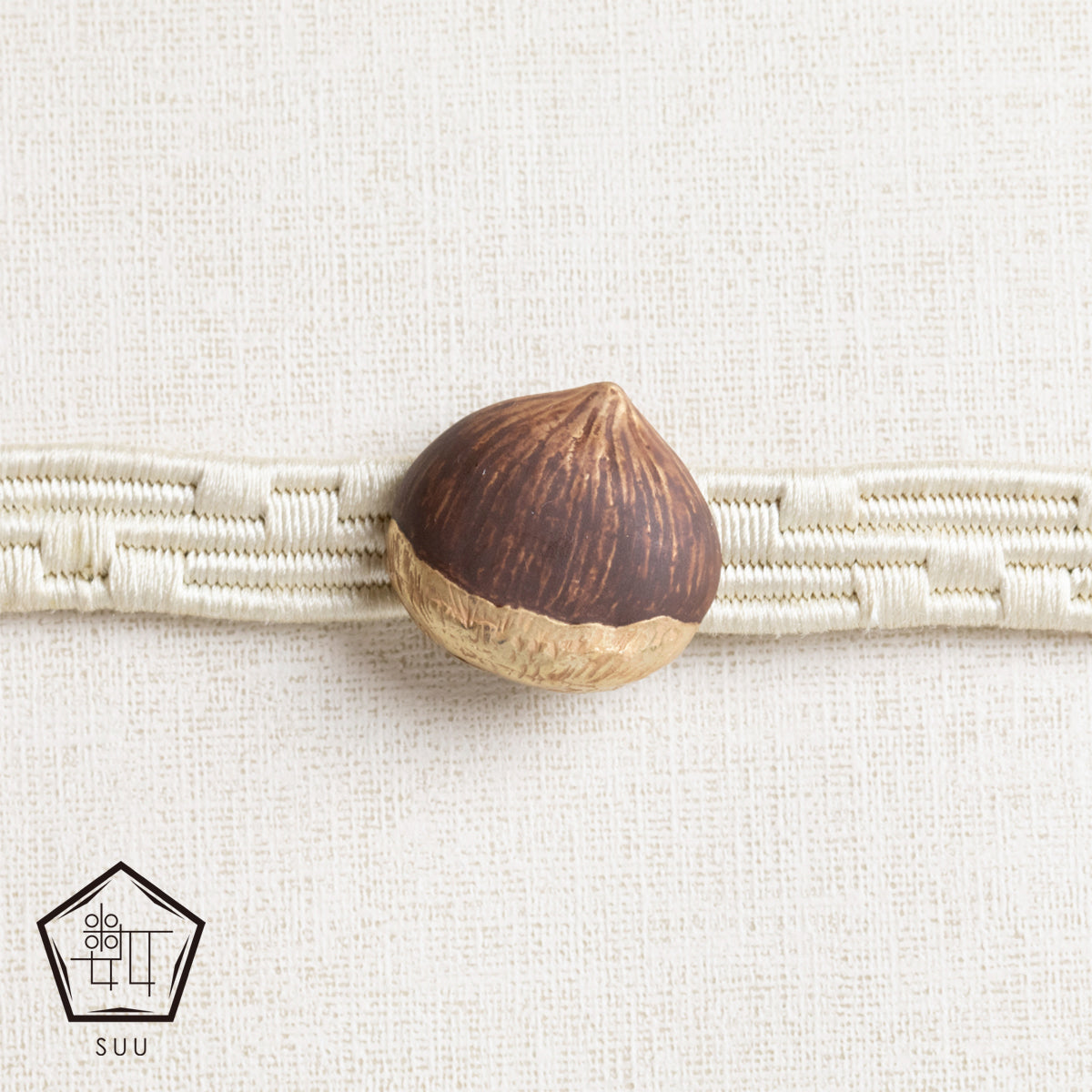 【数-SUU-】帯留め「栗」