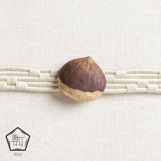 【数-SUU-】帯留め「栗」