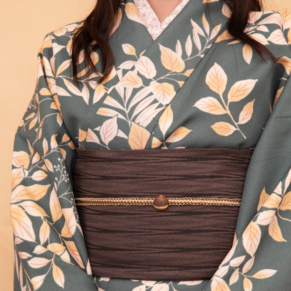 【数-SUU-】帯留め「栗」