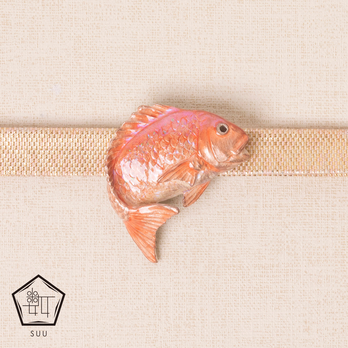 【数-SUU-】帯留め「鯛」