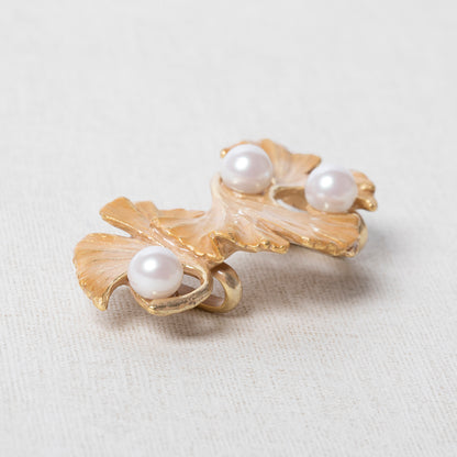 【数-SUU-】帯留め「イチョウ」