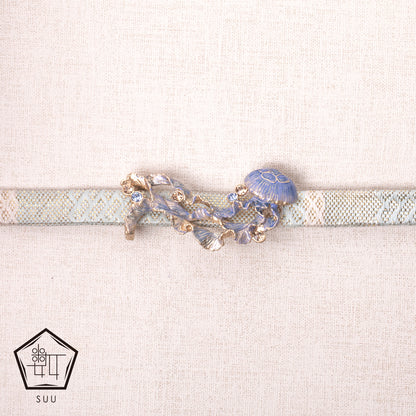 【数-SUU-】帯留め「海月（くらげ）」