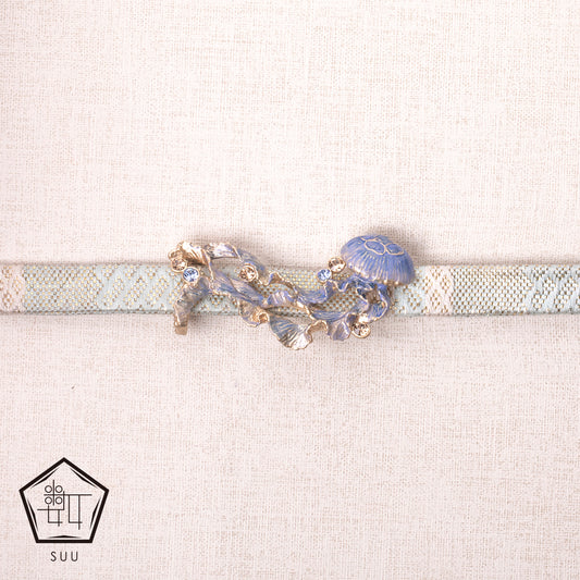 【数-SUU-】帯留め「海月（くらげ）」